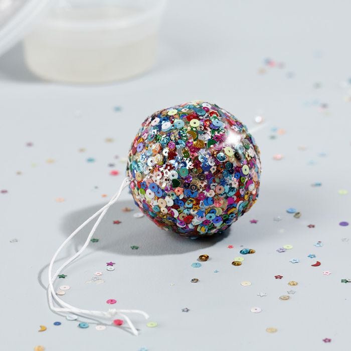 A mini Disco Ball with Sticky Base