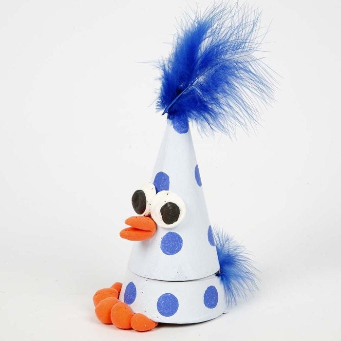 Cone Chickens on Eggs