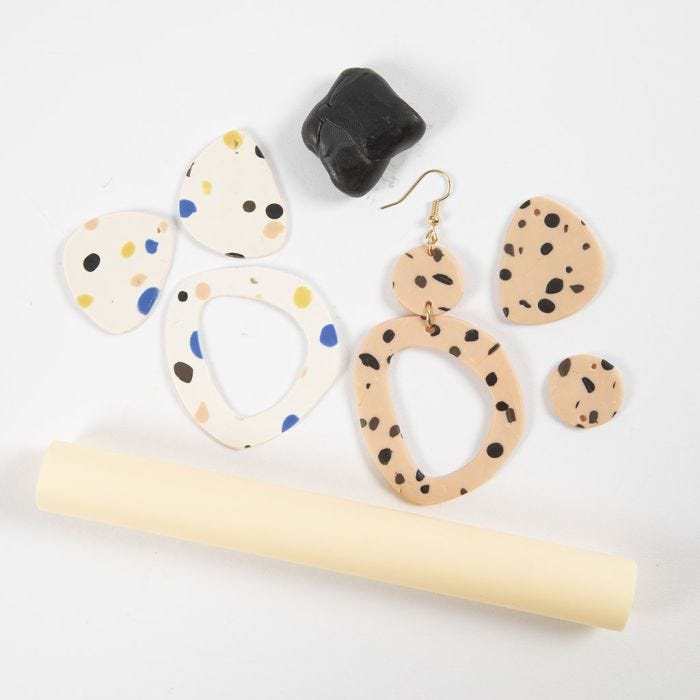 How to make trays with terrazzo in fine clay polymer
