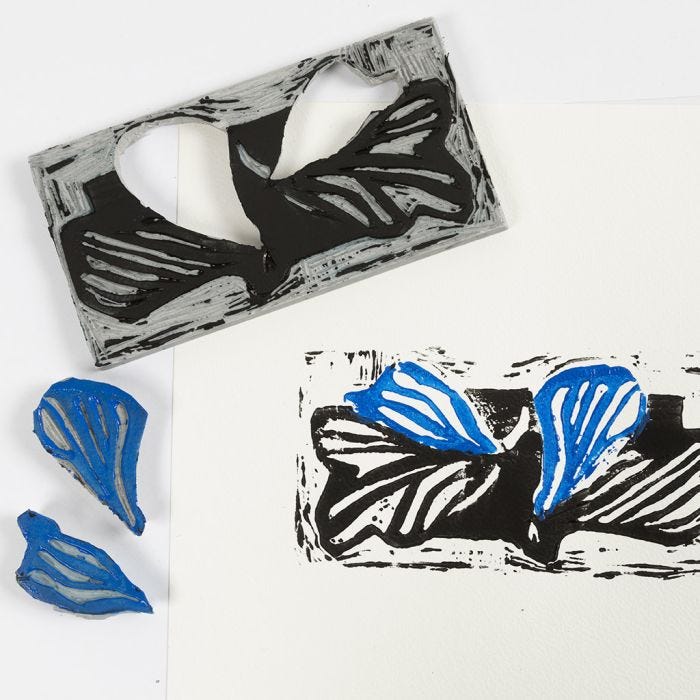 How to make two-colour prints