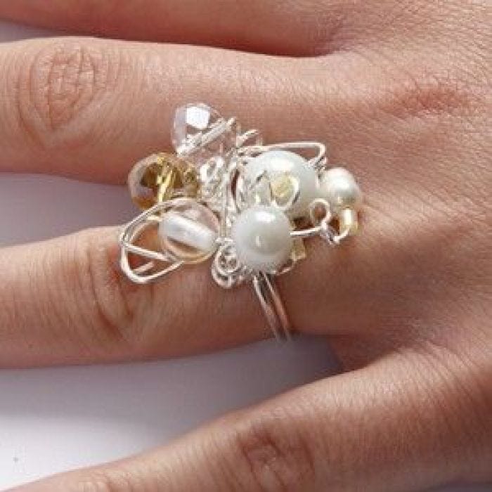 Twisted Sterling Silver Finger Ring