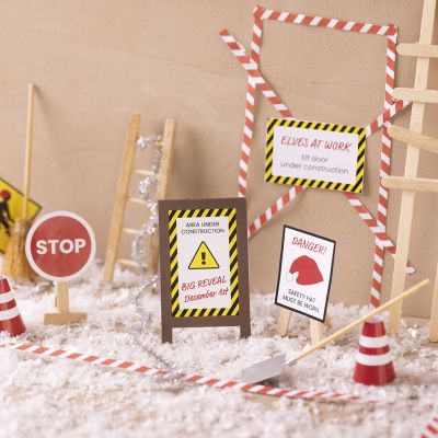 The elf door is under construction