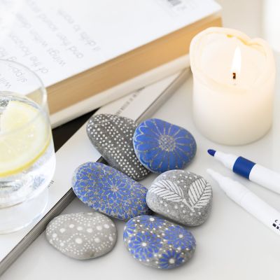 Decorative stones with designs