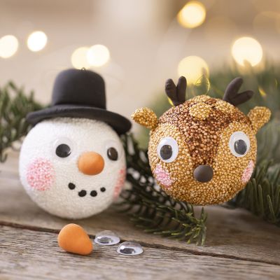 Silk Clay® and Foam Clay® reindeer
