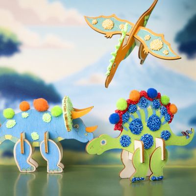 Imaginative dinosaurs with cool 3D effects