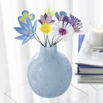 Egg tray flowers