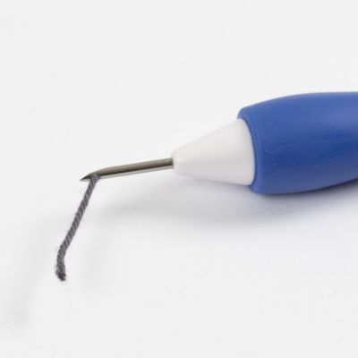 Sådan tråder du en punch needle