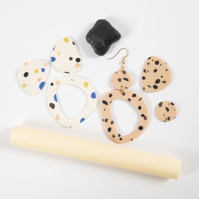 How to make terrazzo flakes in fine clay polymer
