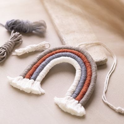 Macrame regnbue