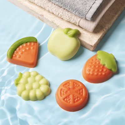 Fruit-shaped soaps