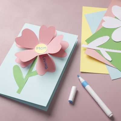 Flower card with sweet greetings
