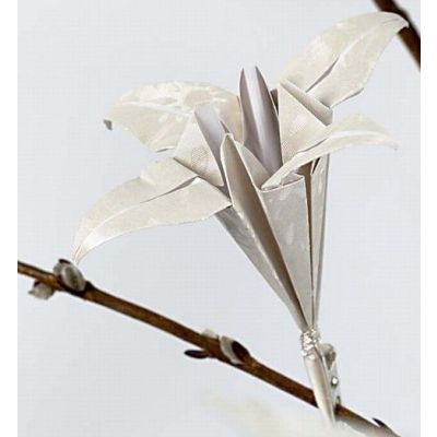 An Origami Lily