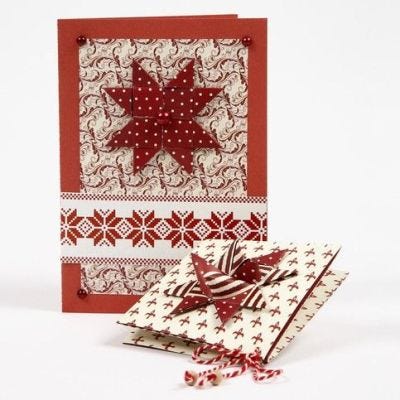 Christmas Cards made from Copenhagen Design Paper