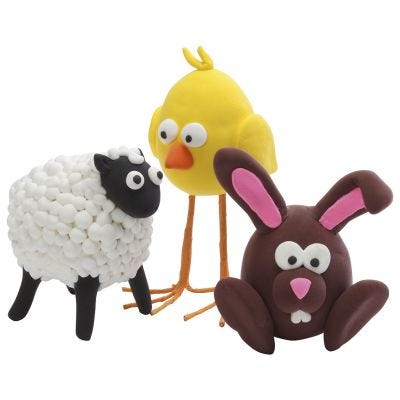 Fun Easter Figures in Silk Clay®