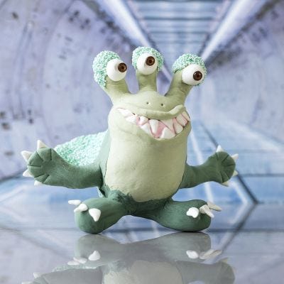 Silk Clay® and Foam Clay® Lulu Monster