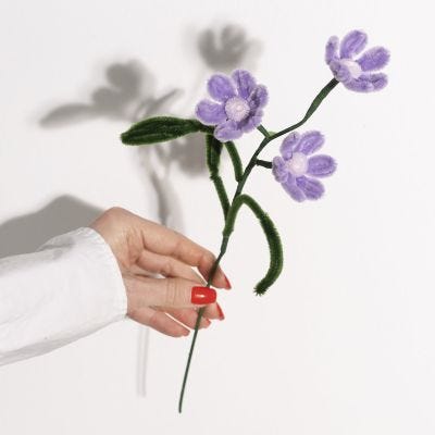 Pipe cleaner marguerite daisy