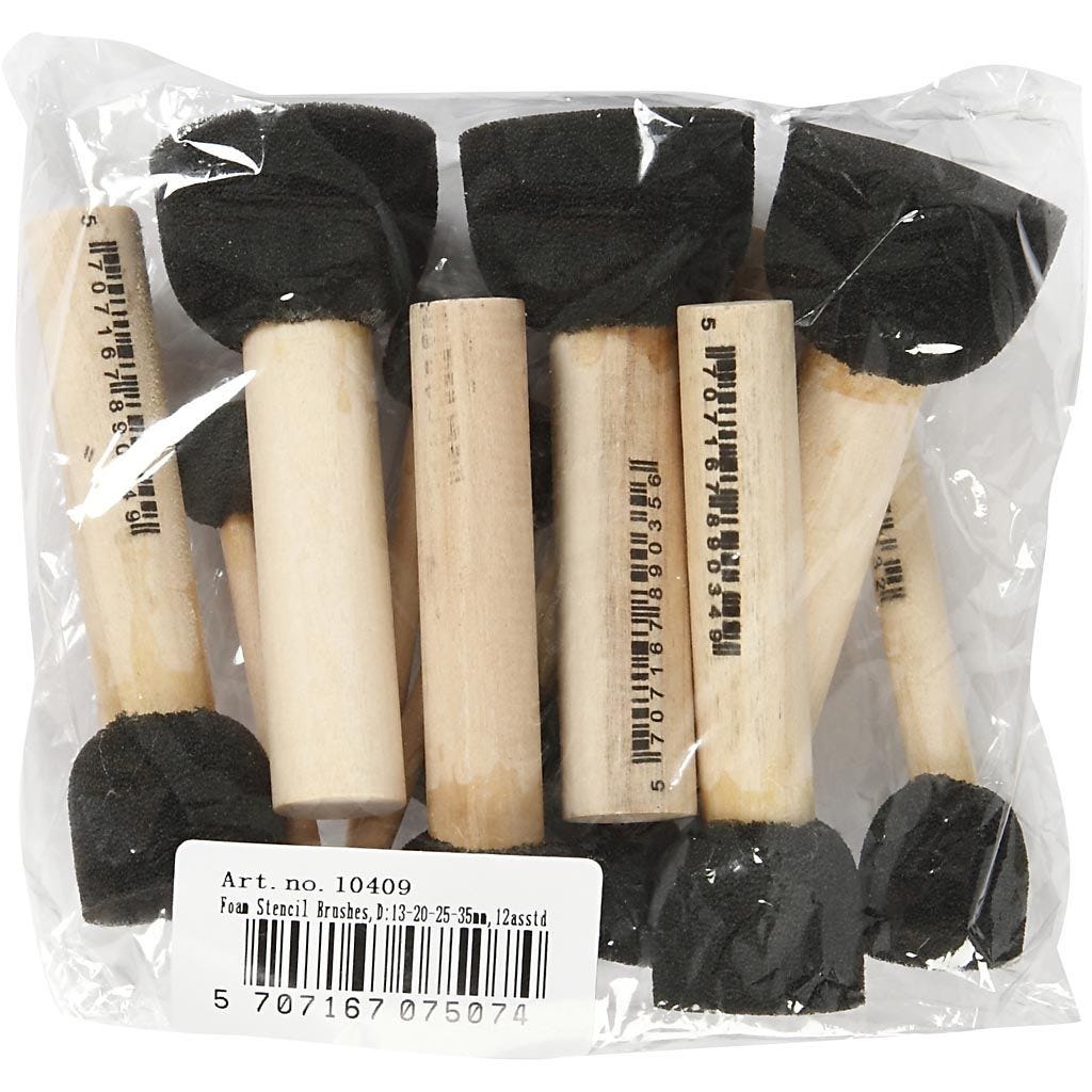 Foam Stencil Brushes