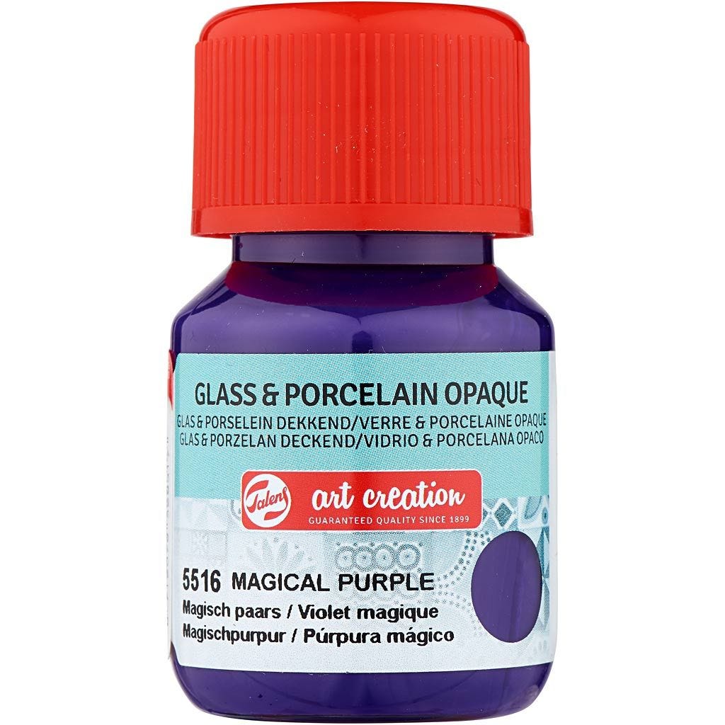 Ceramic and porcelain paint