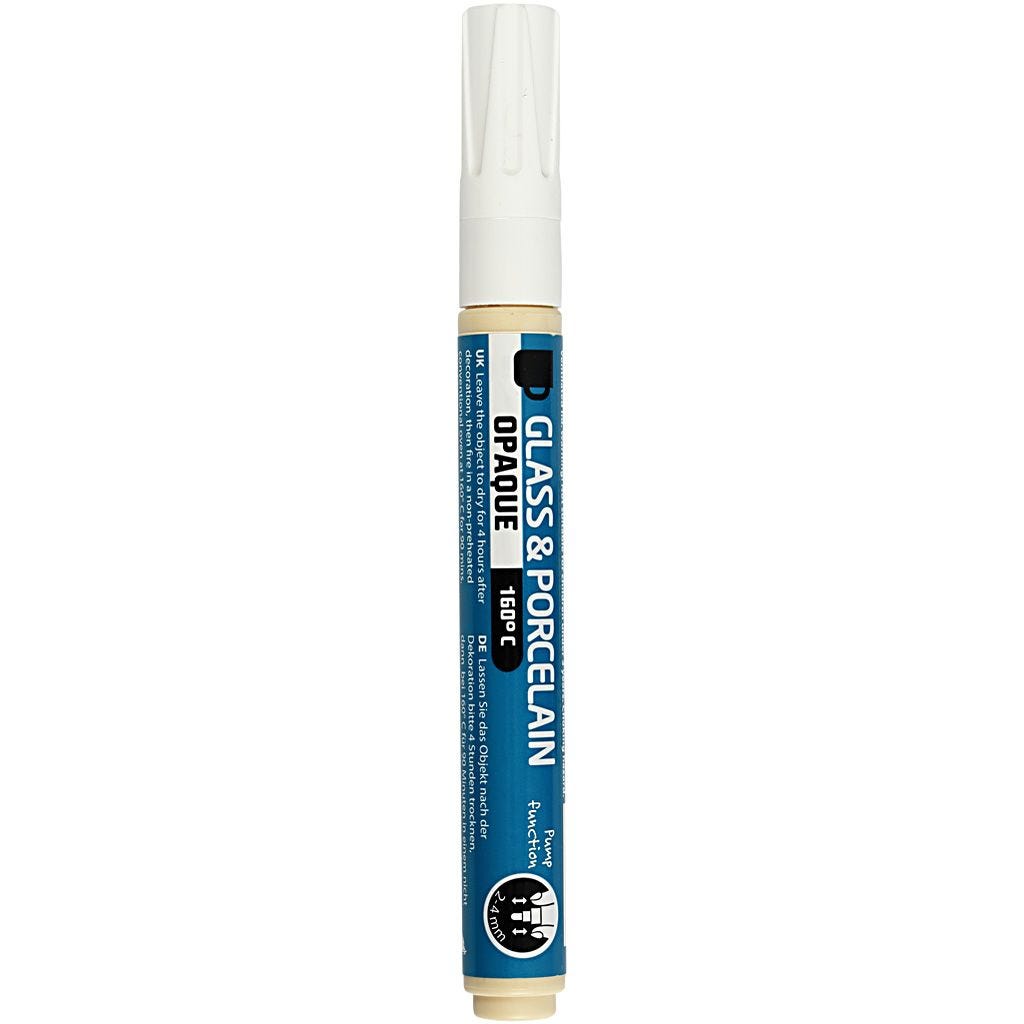 Glass and porcelain marker
