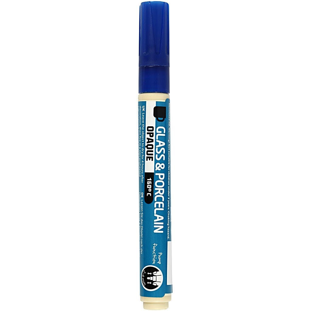 Glass and porcelain marker