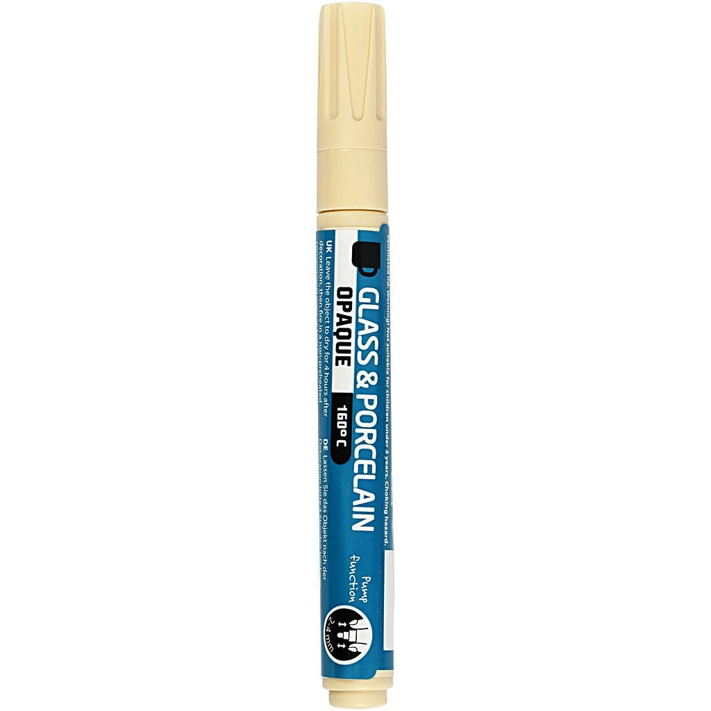 Glass and porcelain marker