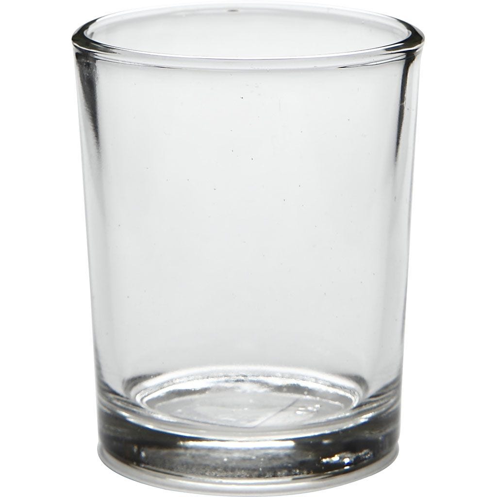 Tealight holder in glass