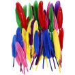 Feathers, L: 13 cm, assorted colours, 48 pc/ 1 pack