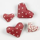 Miniature-sized Hearts made from Paper Star Strips