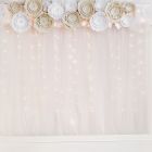 Flowers for Decoration and Backdrop for Party Photo Shoots