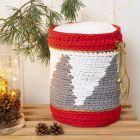 A crocheted Drum from Cotton Tube Yarn