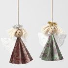 Angels made with a Folding Technique