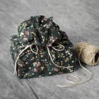 Reusable patchwork fabric gift wrapping