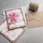 How to make handmade paper with a napkin design