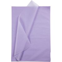 Tissue paper, 50x70 cm, 17 g, light lilac, 10 sheet/ 1 pack