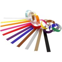 Paper Chains, L: 16 cm, W: 15 mm, assorted colours, 400 pc/ 1 pack