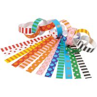 Paper Chains, Pattern, L: 16 cm, W: 15 mm, 400 pc/ 1 pack