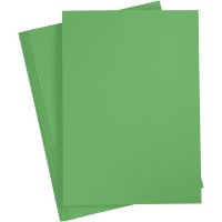 Card, A4, 210x297 mm, 180 g, grass green, 20 sheet/ 1 pack