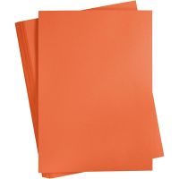 Card, A2, 420x600 mm, 180 g, orange, 100 sheet/ 1 pack