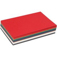 Christmas Card, A6, 105x148 mm, 180 g, assorted colours, 120 ass sheets/ 1 pack