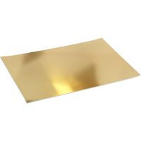 Metallic Foil Card, A2, 420x600 mm, 280 g, gold, 10 sheet/ 1 pack