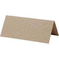 Table place cards, size 9x4 cm, 220 g, natural, 20 pc/ 1 pack