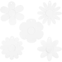 Flowers, D 20 cm, 400 g, white, 5x3 pc/ 1 pack