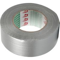 Duct Tape, W: 50 mm, silver, 50 m/ 1 roll