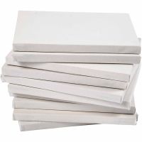 Stretched Canvas, D: 1,6 cm, A3, size 29,7x42 cm, 280 g, white, 40 pc/ 1 pack