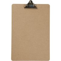 Clipboard, A4, 230x340 mm, thickness 3 mm, silver, 1 pc