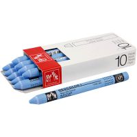Neocolor I Crayons, L: 10 cm, thickness 8 mm, light blue (161), 10 pc/ 1 pack
