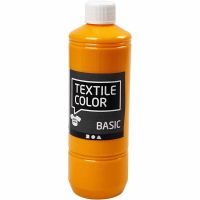 Textile Color Paint, yellow, 500 ml/ 1 bottle