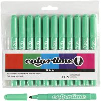 Colortime Marker, line 5 mm, light green, 12 pc/ 1 pack