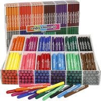 Colortime Marker, line 5 mm, assorted colours, 576 pc/ 1 pack