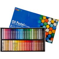 Mungyo Oil Pastel, L: 7 cm, thickness 11 mm, assorted colours, 48 pc/ 1 pack
